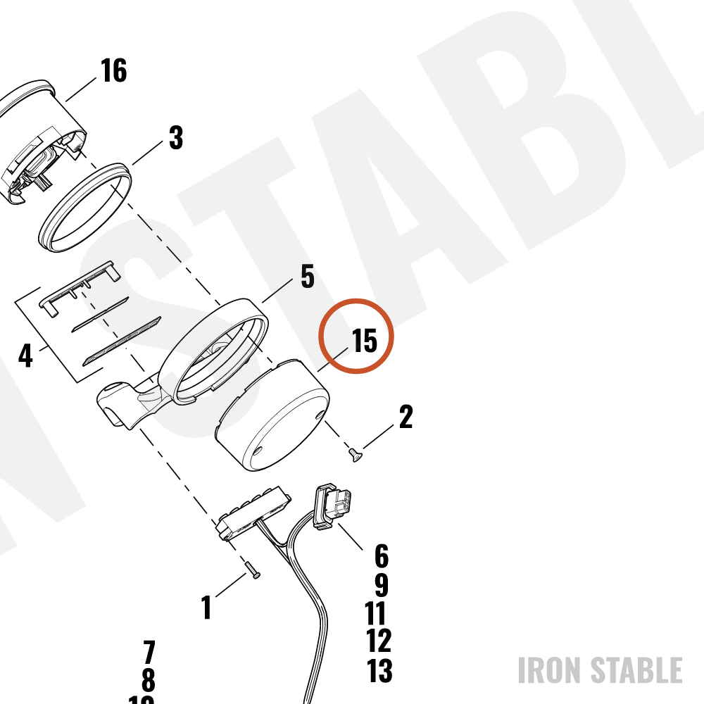 Harley-Davidson Cover, Elec Component/Wire, X