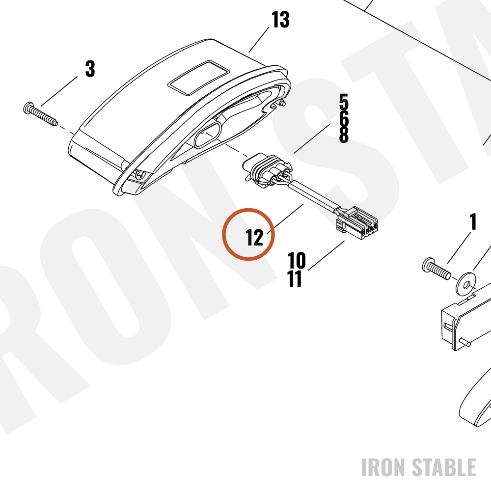 Harley-Davidson Jumper, Harness, Tail Lamp
