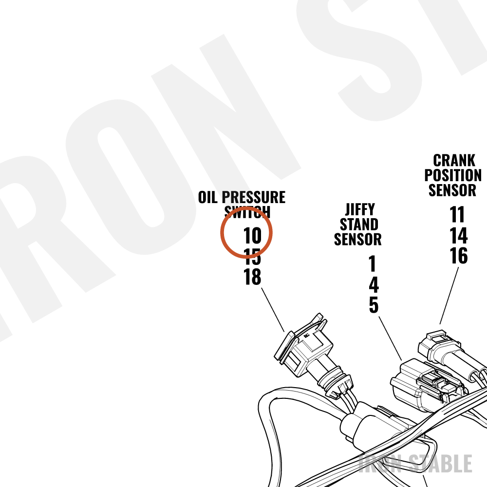 Harley-Davidson Housing, 2-Way Socket/Black