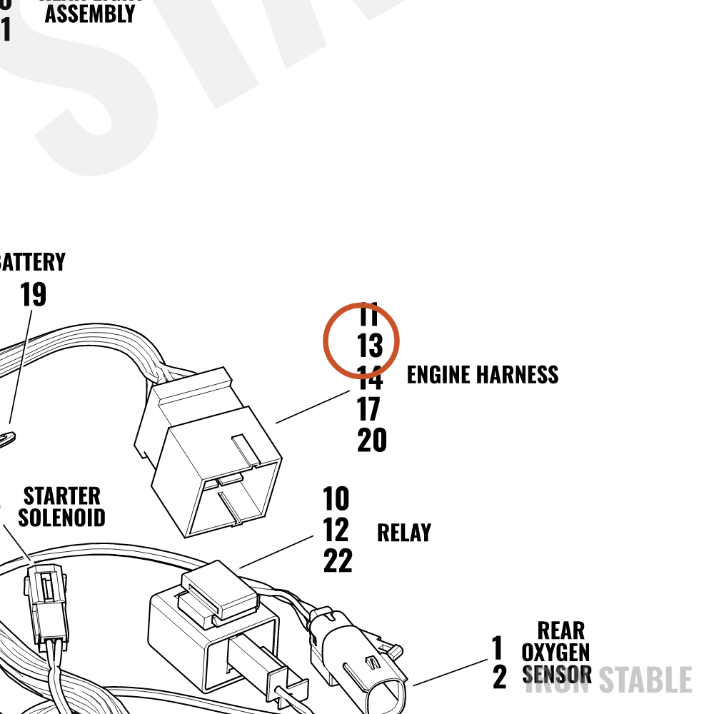 Harley-Davidson Terminal, Male, 0.3-0.5 Sq Mm