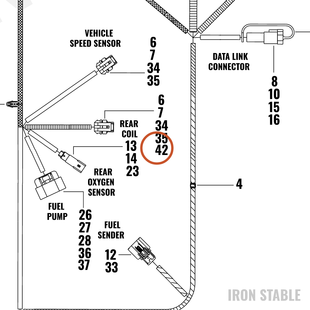 Harley-Davidson Wire Harn Sub-Component, X