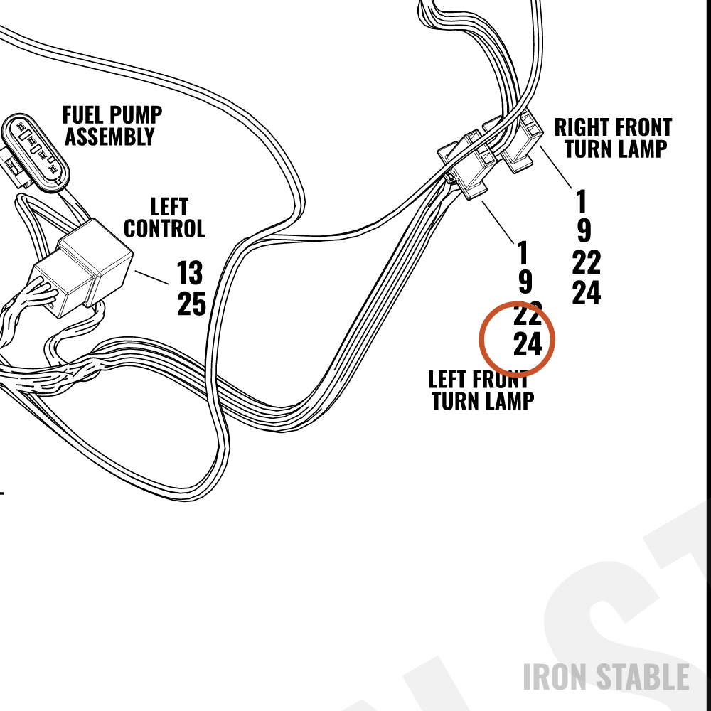 Harley-Davidson Main Wire Harness, Flrt