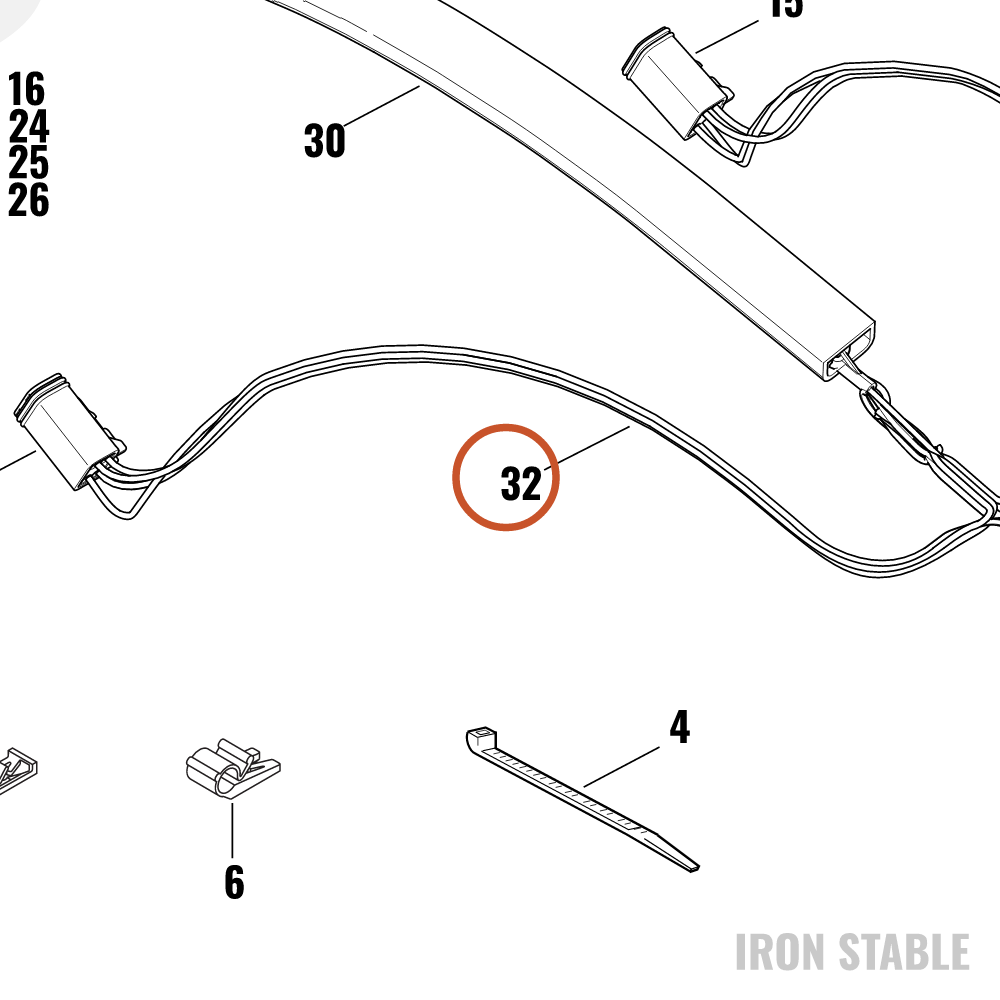 Harley-Davidson Harness, Rr Liting, Flhrse, Can