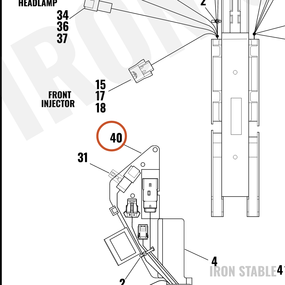 Harley-Davidson Bracket, Elec Mt, X