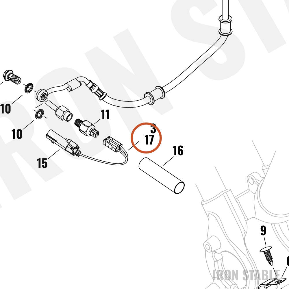 Harley-Davidson Kit-Jumper, Rr Brake Switch