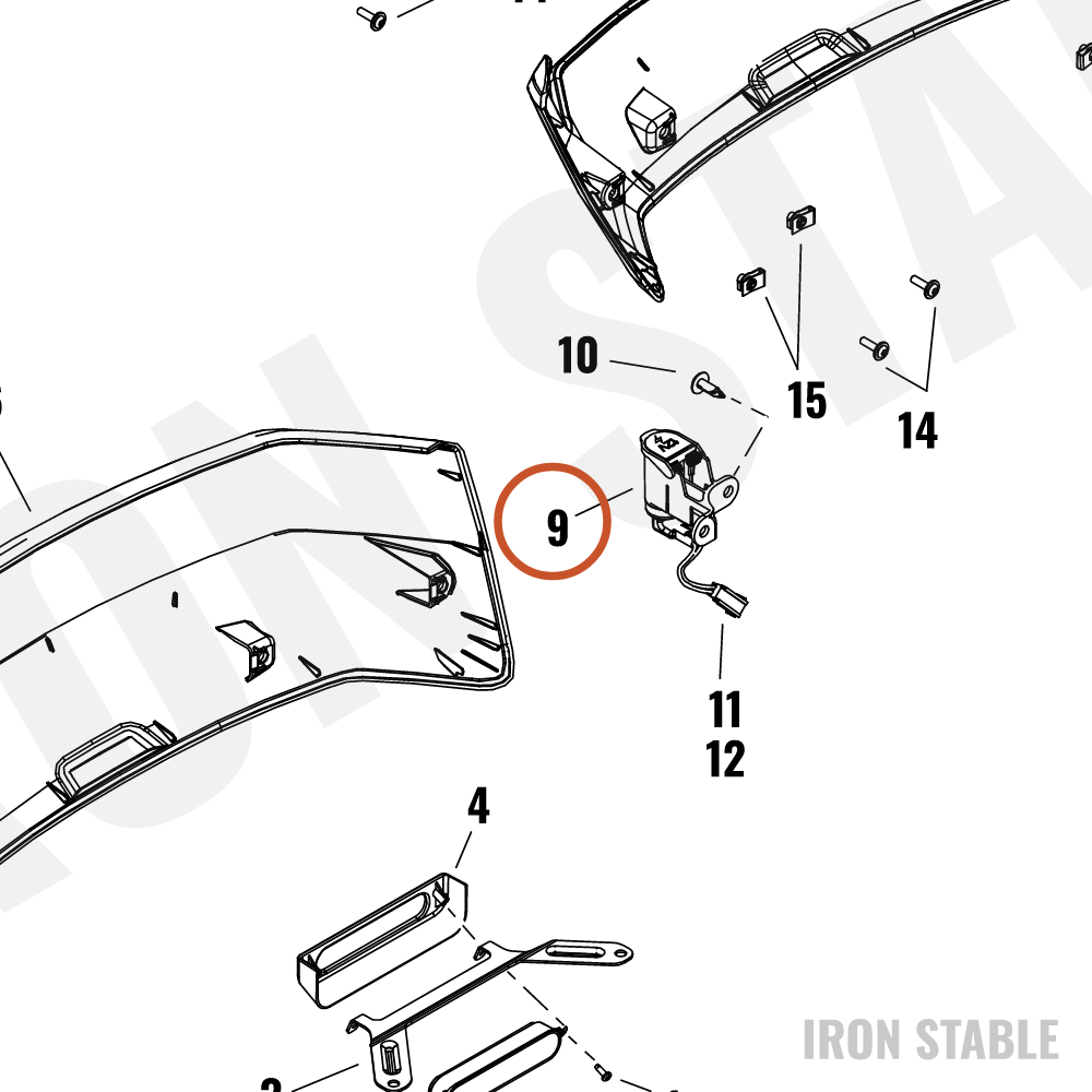 Harley-Davidson 12v Tour-Pak Power Outlet