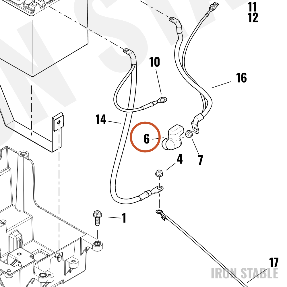 Harley-Davidson Boot, Pos Cable Assembly, Wire Harnes