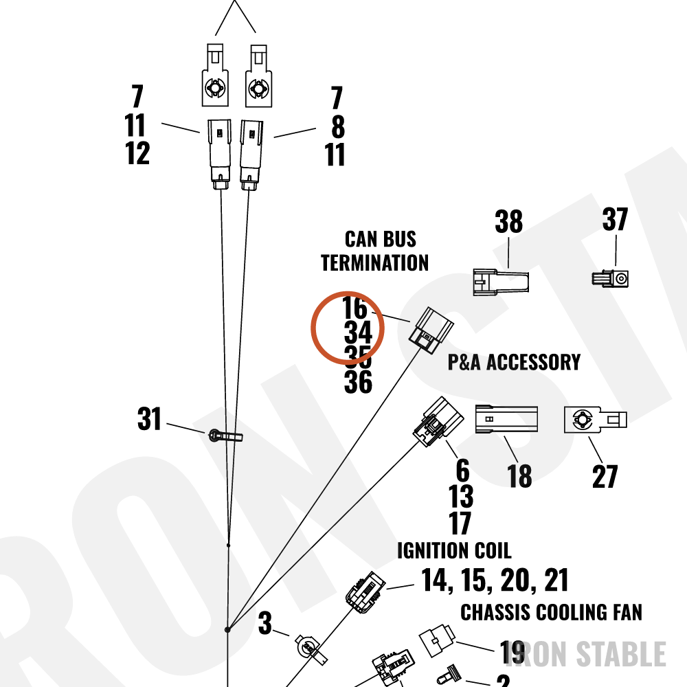 Harley-Davidson Terminal, Socket, #20 Awg