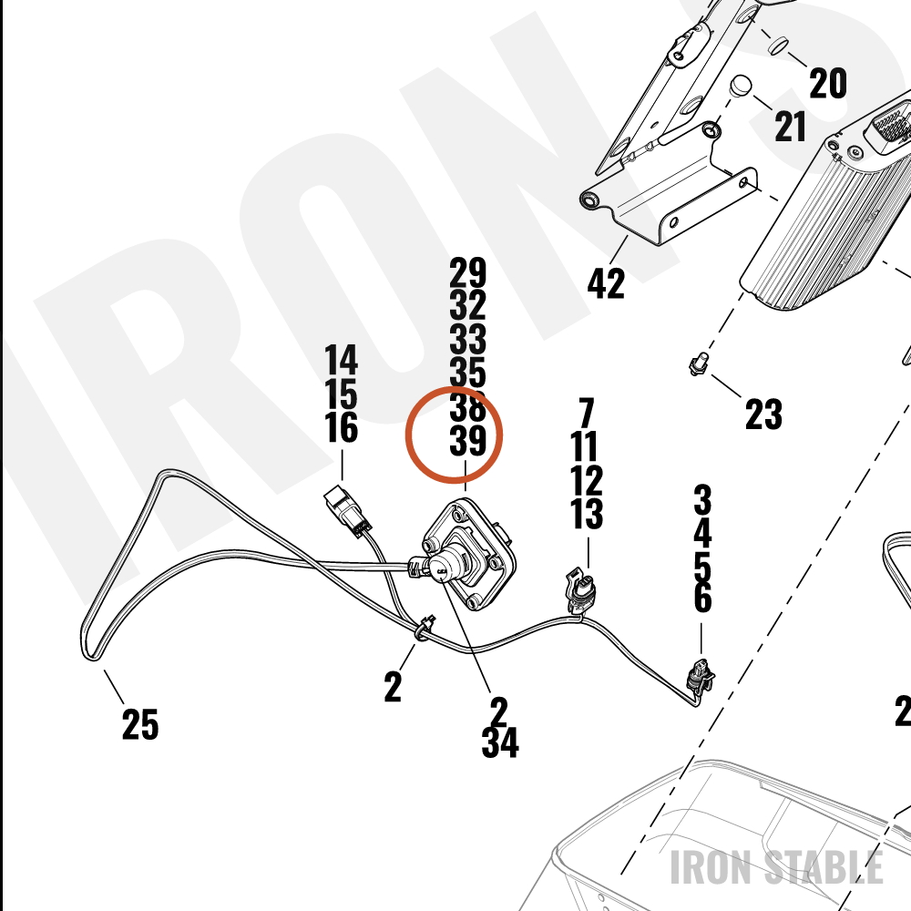Harley-Davidson Connector, Mount Plate, Rh