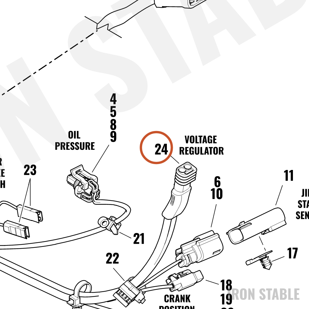 Harley-Davidson Wire Harn Sub-Component, Dc Lead As
