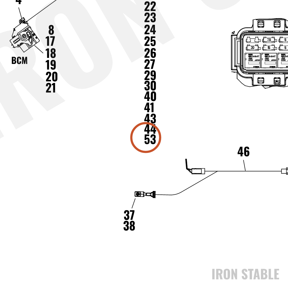 Harley-Davidson Cover, Fuse Block