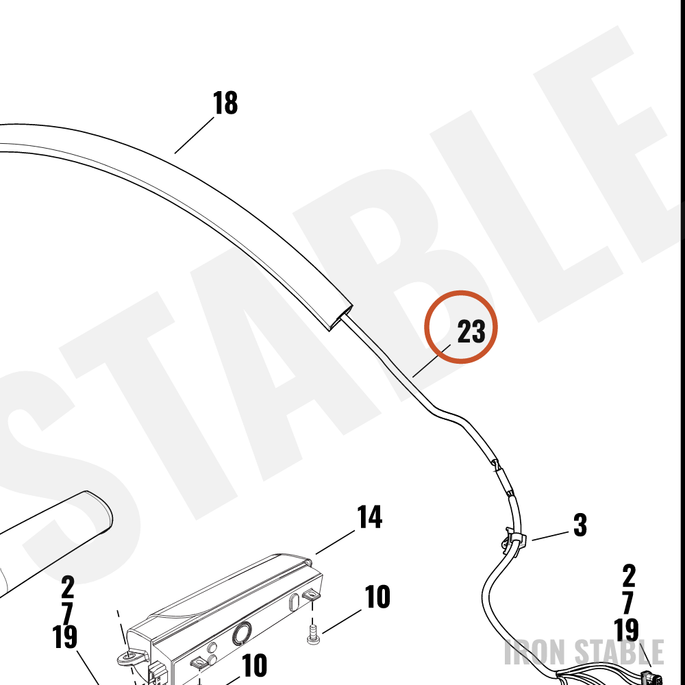Harley-Davidson Harness, Wire, Harness, Rr Litin