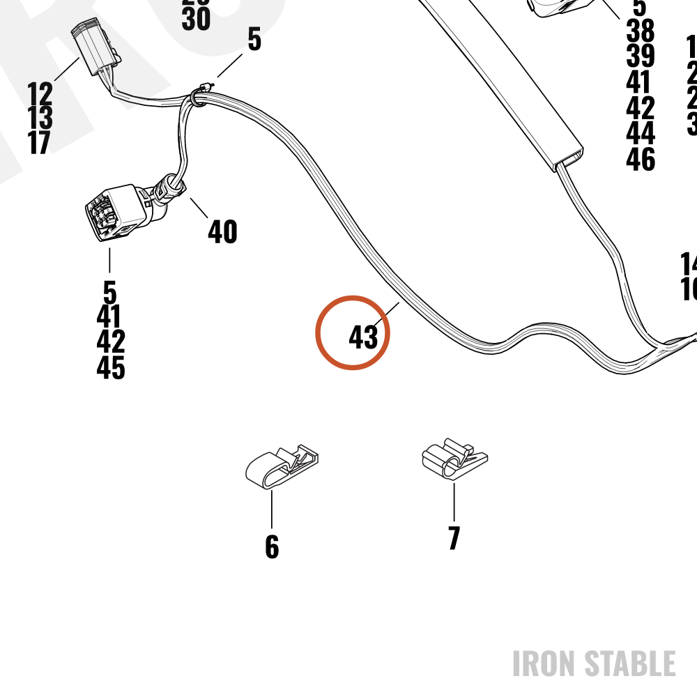 Harley-Davidson Harness, Wire, Fairing