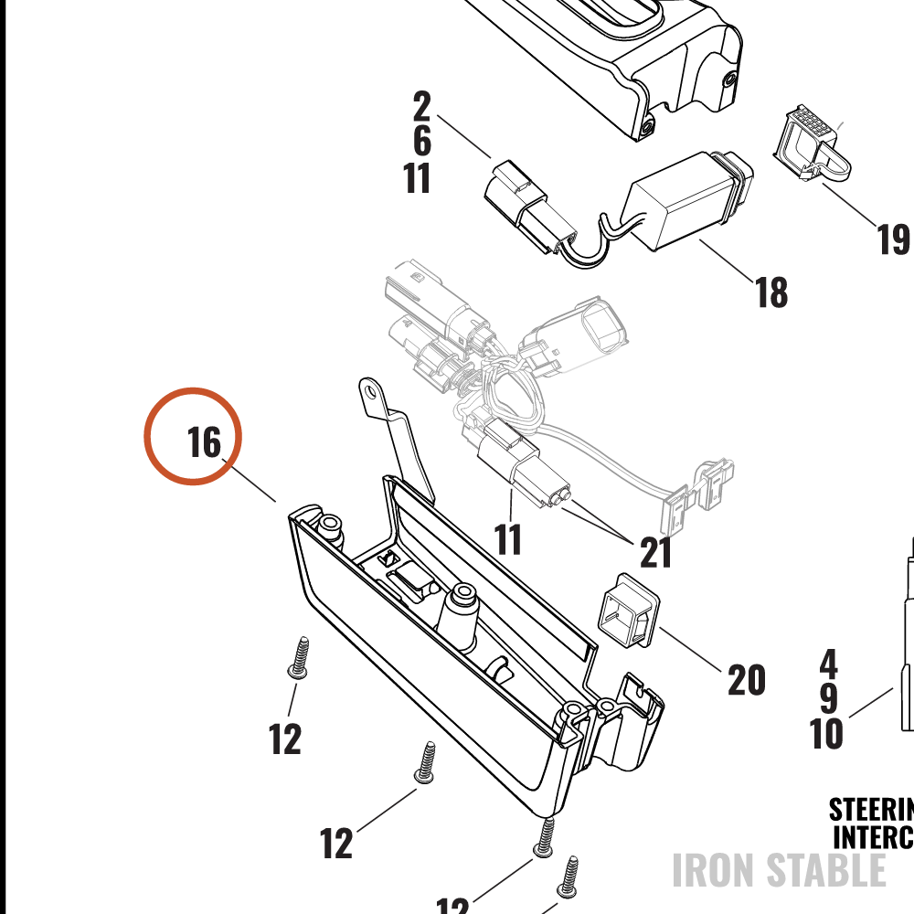 Harley-Davidson Support, Engn Harn, Usb Charge C