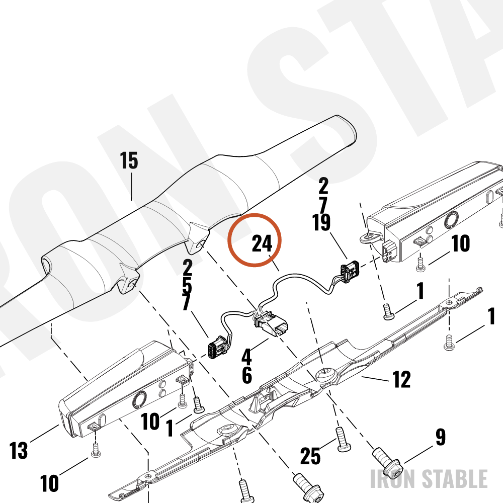 Harley-Davidson Harness, Wire, Led Fog Lamp