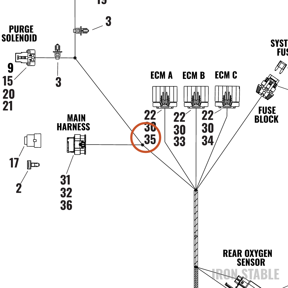 Harley-Davidson Connector, 18 Way, Ecm Connecto