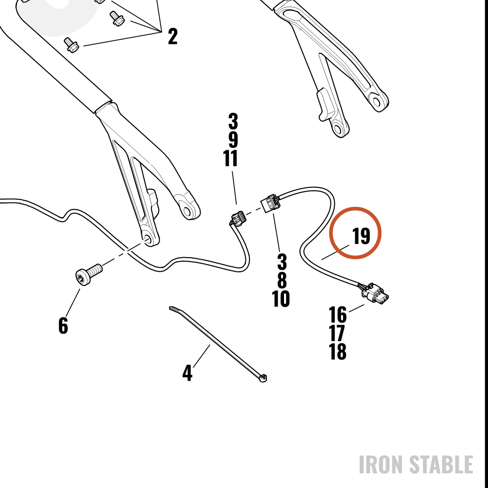 Harley-Davidson Harness, Wire, Taillamp/Illumina
