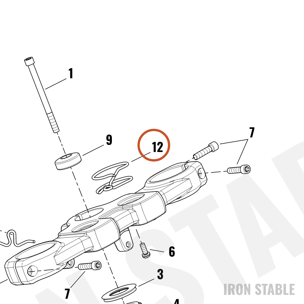Harley-Davidson Guide, Wire, Fr Steering