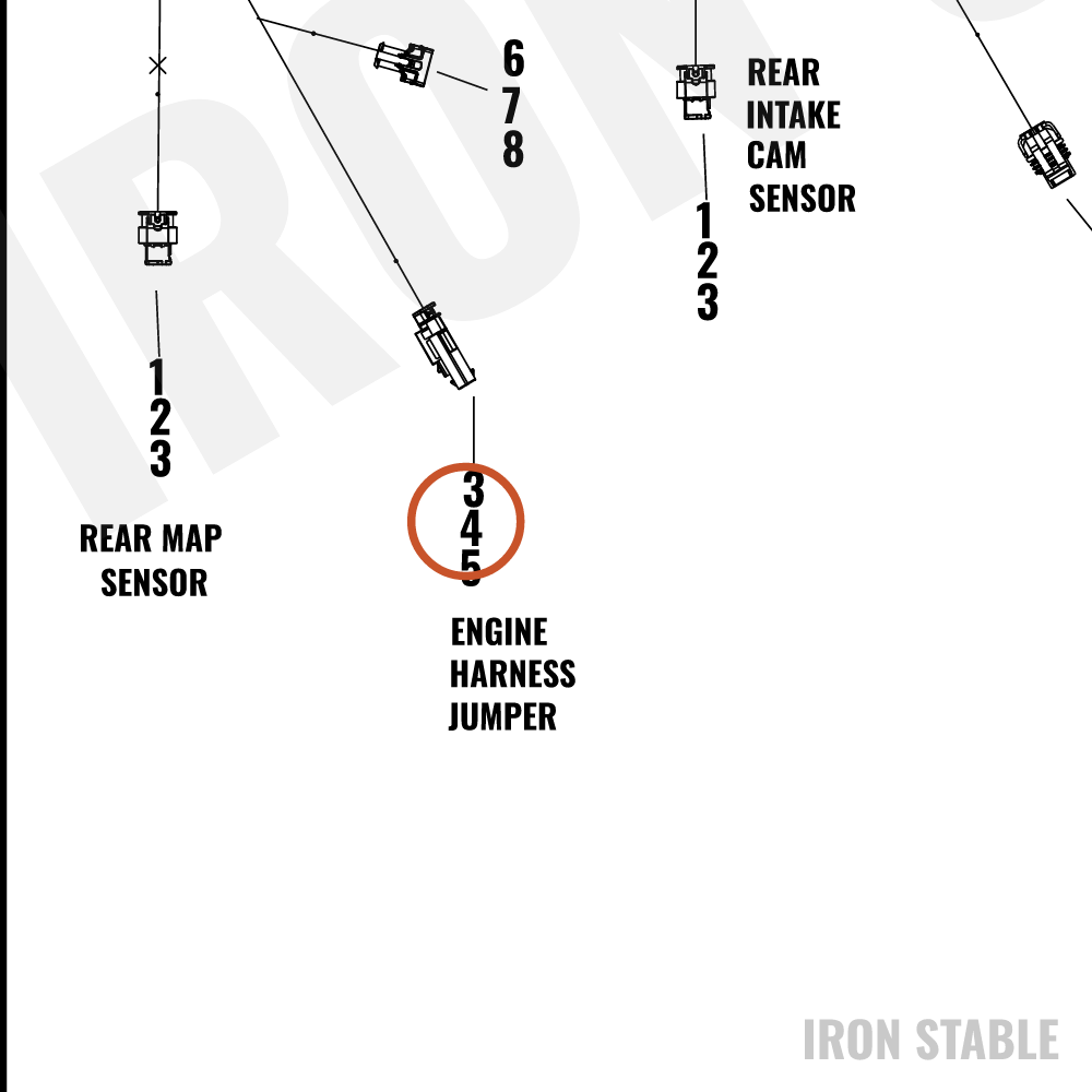 Harley-Davidson Connector, 5-Way Pin, Key A