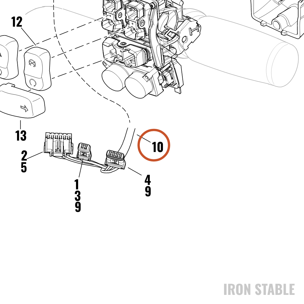 Harley-Davidson Harness, Wire, Rh-Cont Jmpr