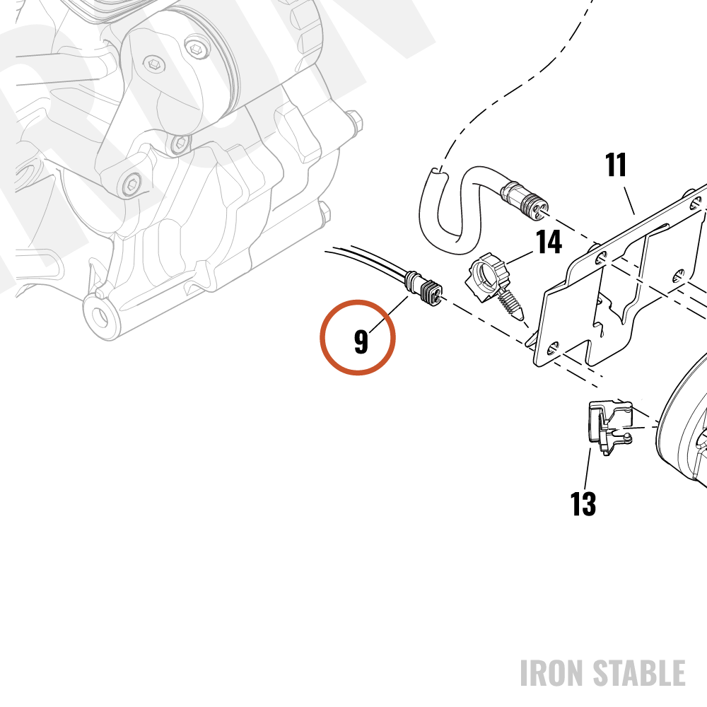 Harley-Davidson Wire Harn Sub-Component, Dc Lead As