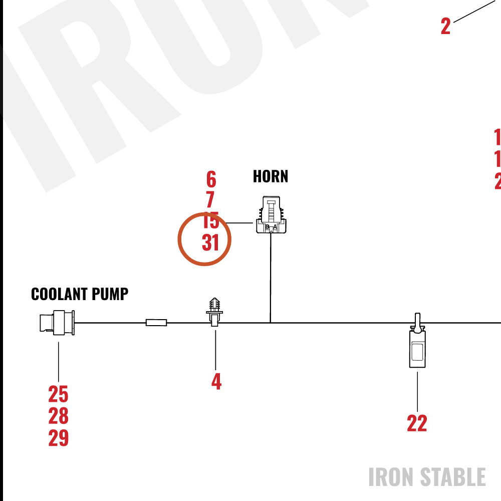 Harley-Davidson Connector, Horn