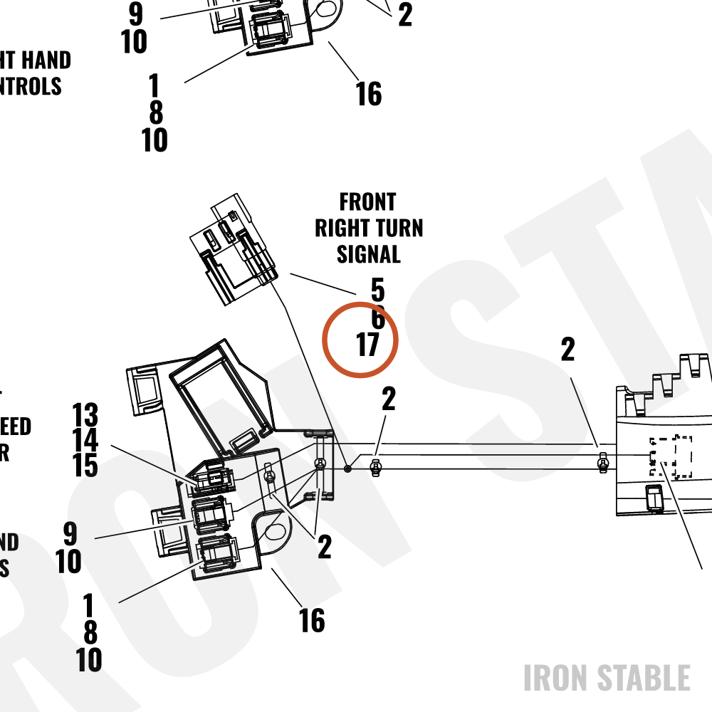 Harley-Davidson Bracket, Elec Mt, Conn, Harn