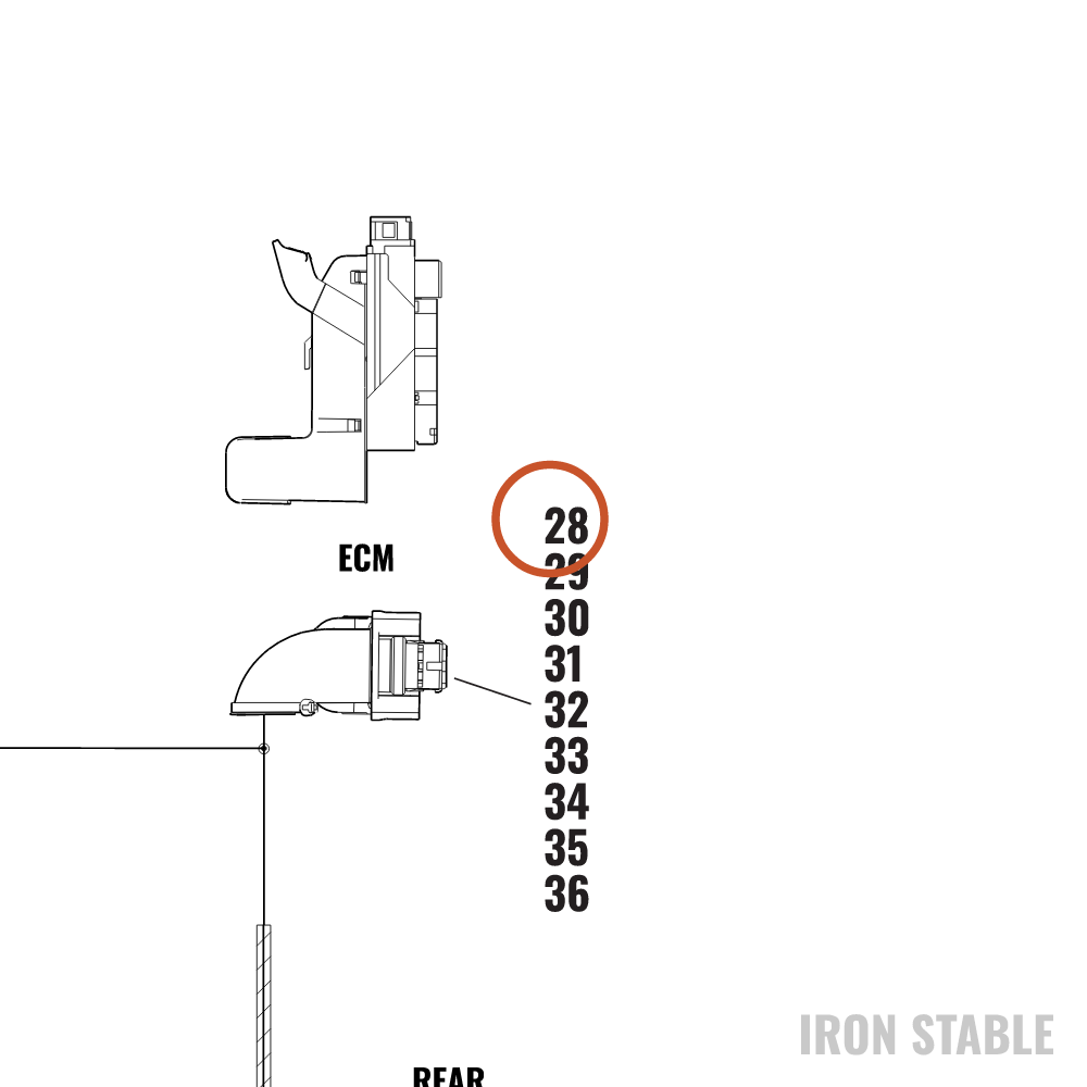 Harley-Davidson Connector, Housing, 81-Way