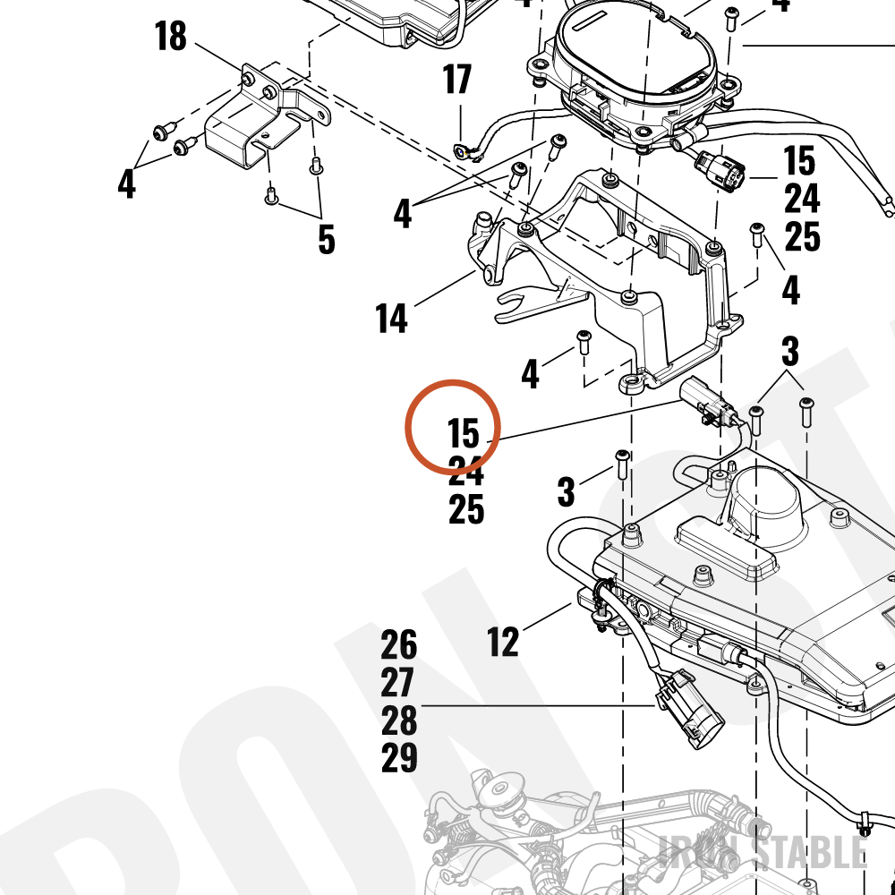 Harley-Davidson Connector, 2 Way, Rcpt Assembly
