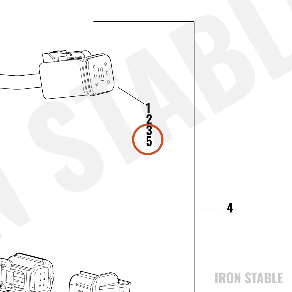 Harley-Davidson Terminal, Socket, Stamped 20 Awg