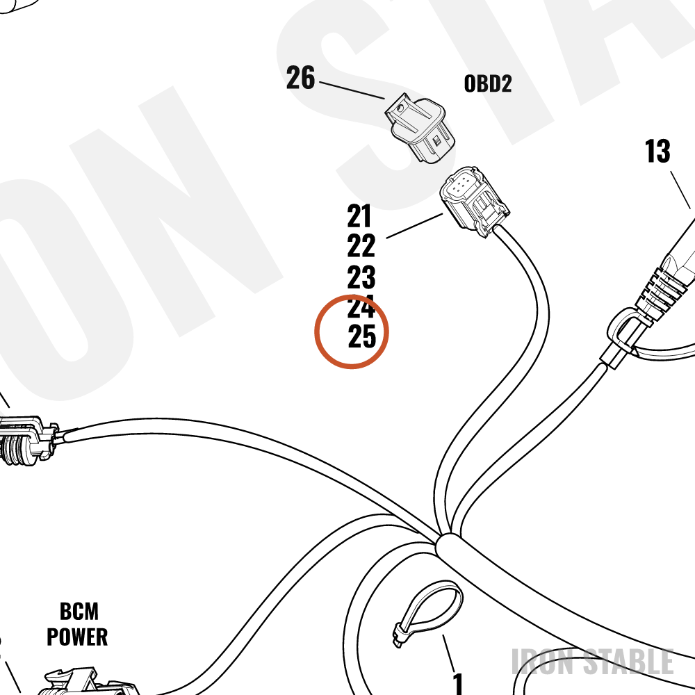 Harley-Davidson Seal, Conn/Term, 1.6-1.7 Mm