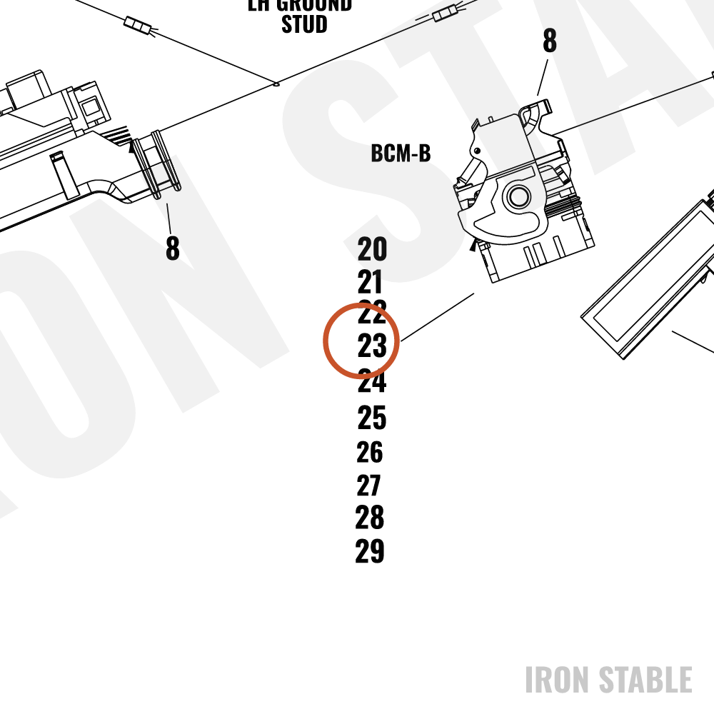 Harley-Davidson Terminal, Socket, 2.8mm, 18-20 Aw