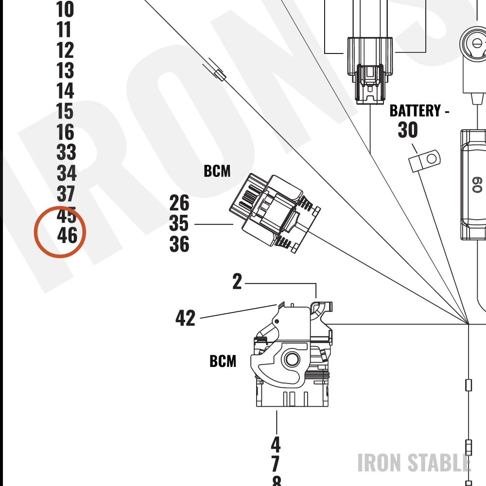 Harley-Davidson Cover, Fb/Rb, Fuse Block Seal