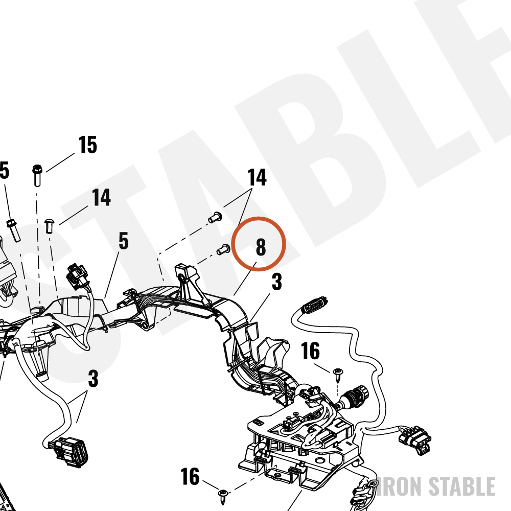 Harley-Davidson Guide, Wire, Harn