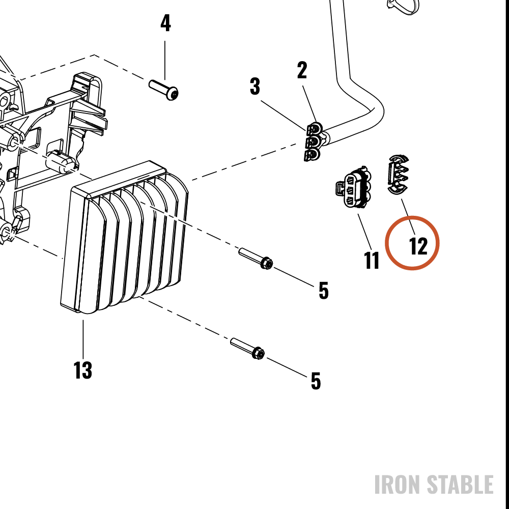 Harley-Davidson Connector, Secondary Lock, 3-Way