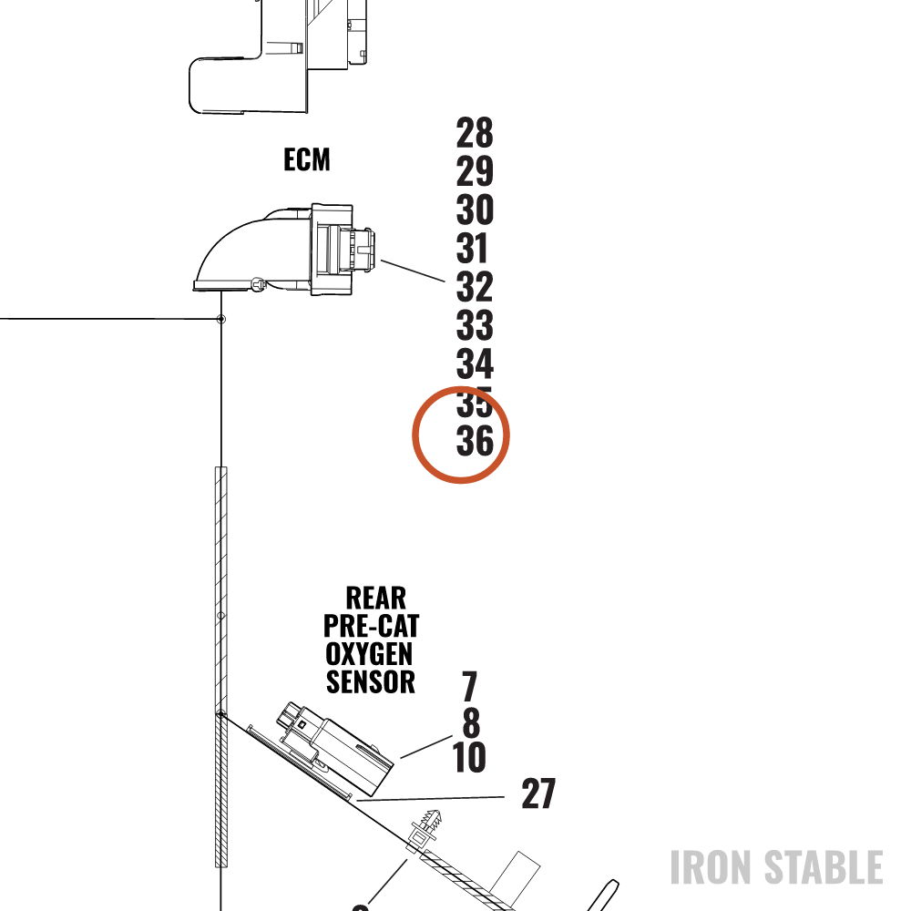 Harley-Davidson Terminal, Skt, 0.64mm, 0.35-0.5mm