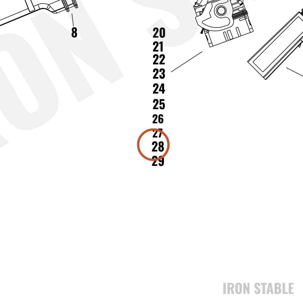 Harley-Davidson Terminal, 0.6mm Socket, #22awg