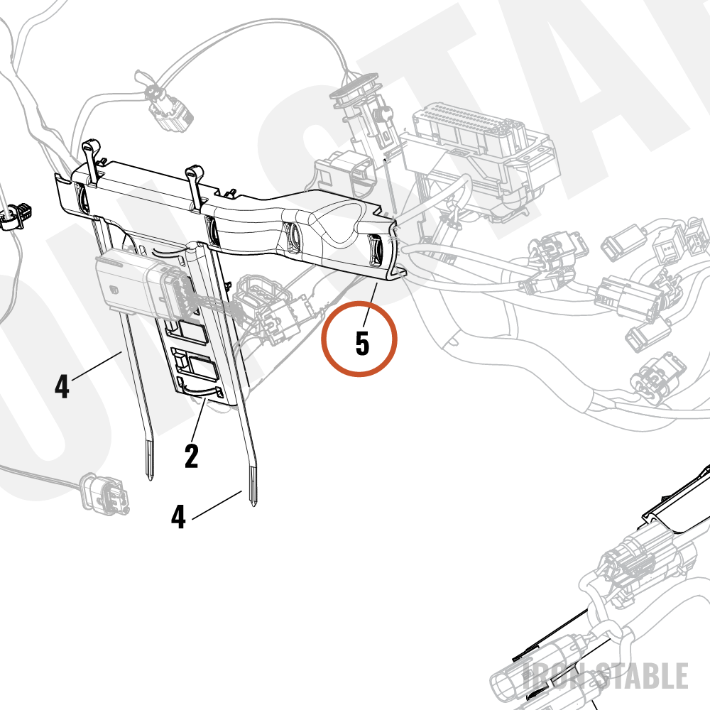 Harley-Davidson Bracket, Elec Mt, Mid Engine Caddy