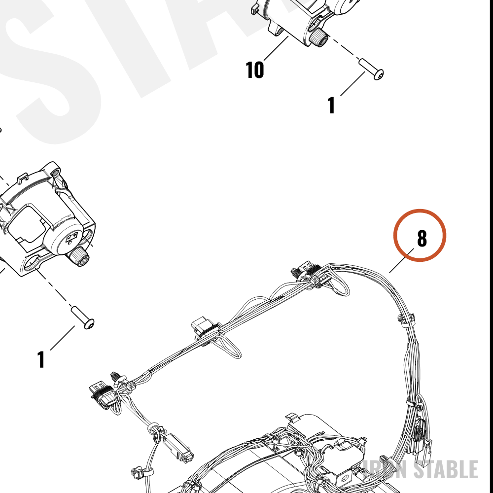Harley-Davidson Harness, Wire, Inner Fairing