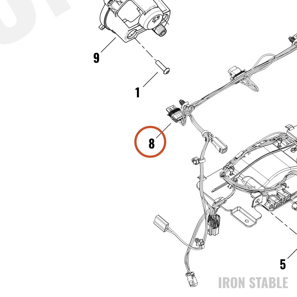 Harley-Davidson Harness, Wire, Fairing