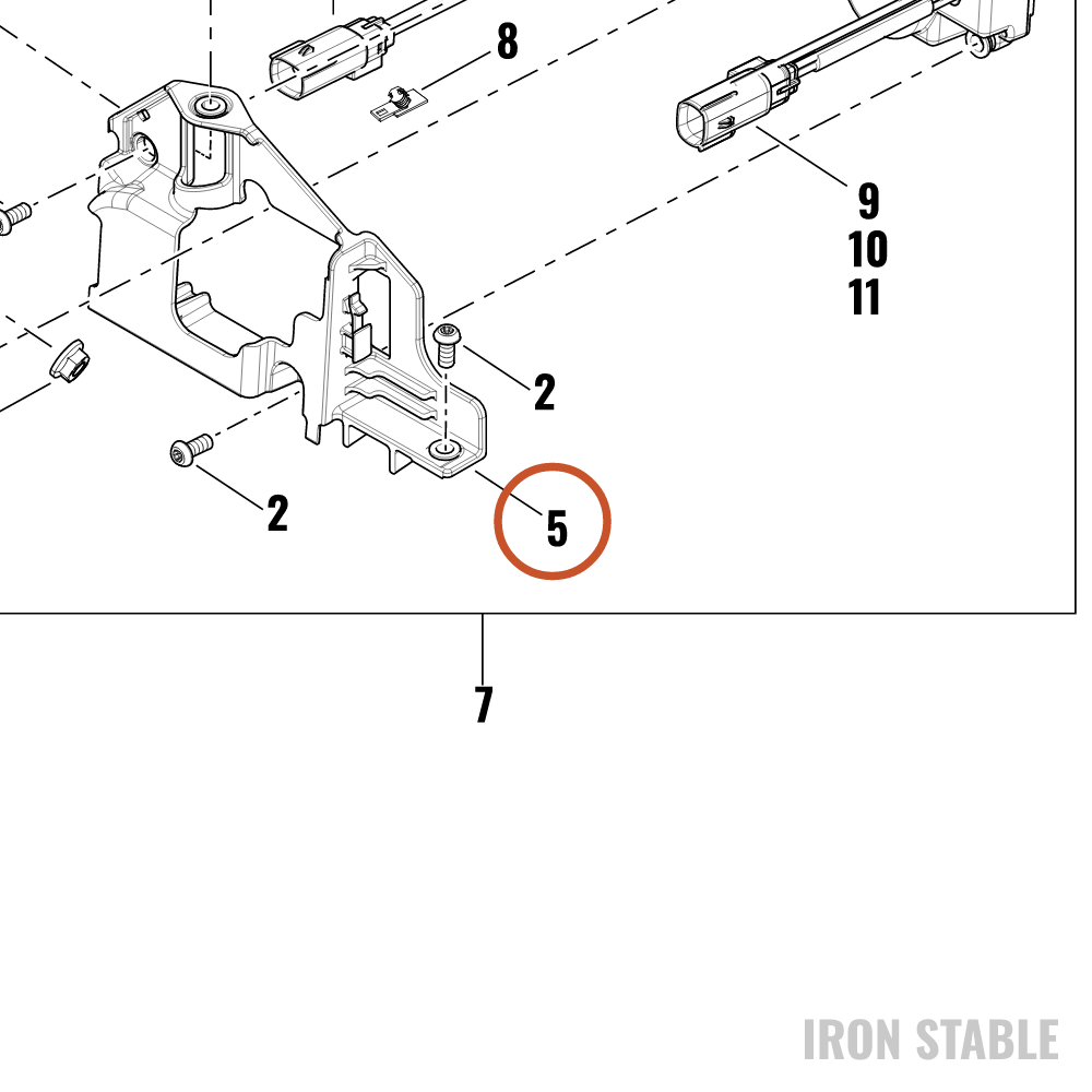 Harley-Davidson Bracket, Elec Mt, Caddy, Emc Filter