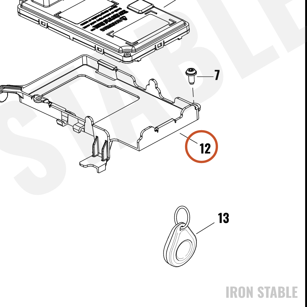 Harley-Davidson Bracket, Elec Mt, Caddy, Bcm