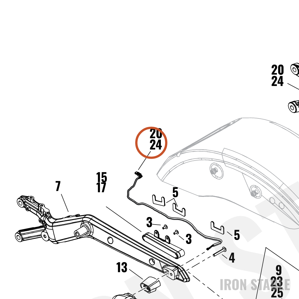 Harley-Davidson Connector, 3-Way, Socket