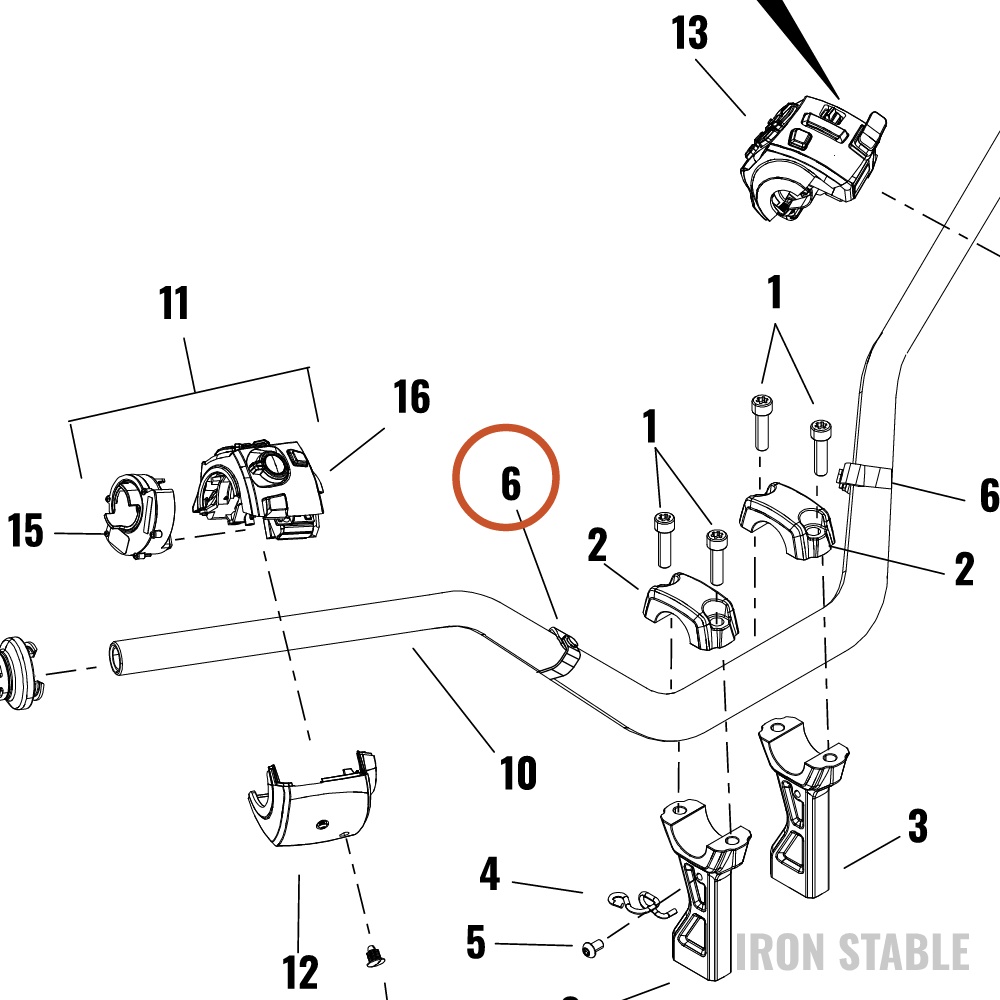 Harley-Davidson Elec Misc Component, Wire Retainer