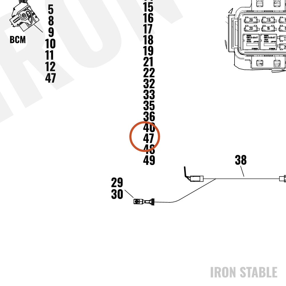 Harley-Davidson Terminal, Socket, 0.6mm, 18awg