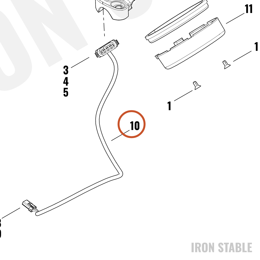 Harley-Davidson Harness, Wire, Console, Instr