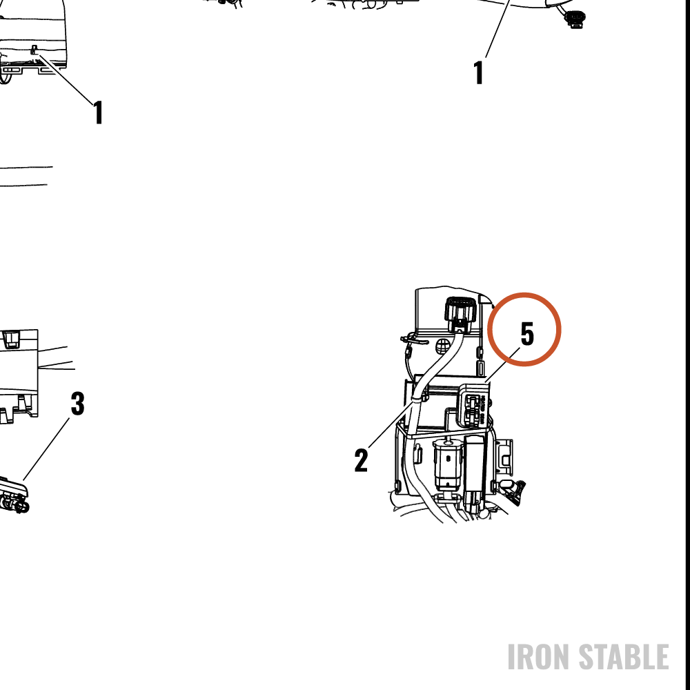 Harley-Davidson Bracket, Elec Mt, Bcm Caddy, Top
