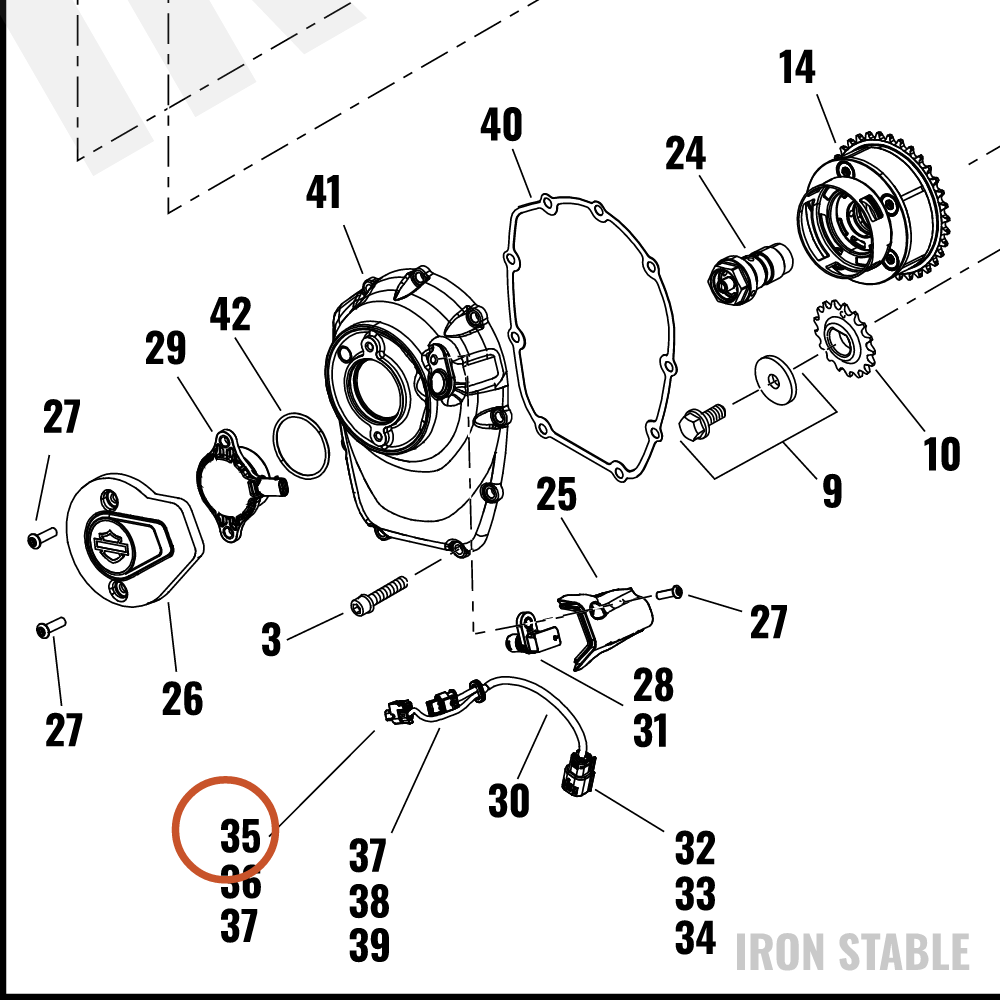 Harley-Davidson Connector, 2-Way Socket