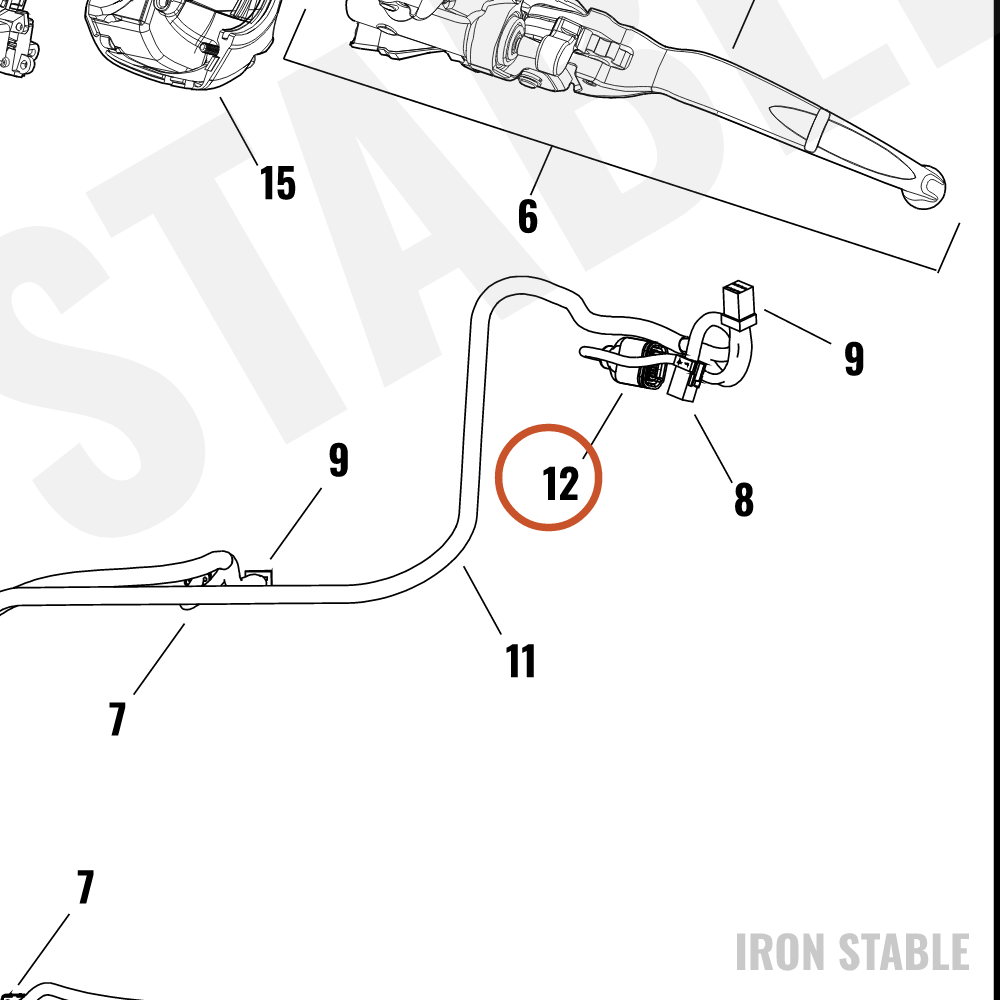 Harley-Davidson Wire Harn Sub-Component, Boot, Conne