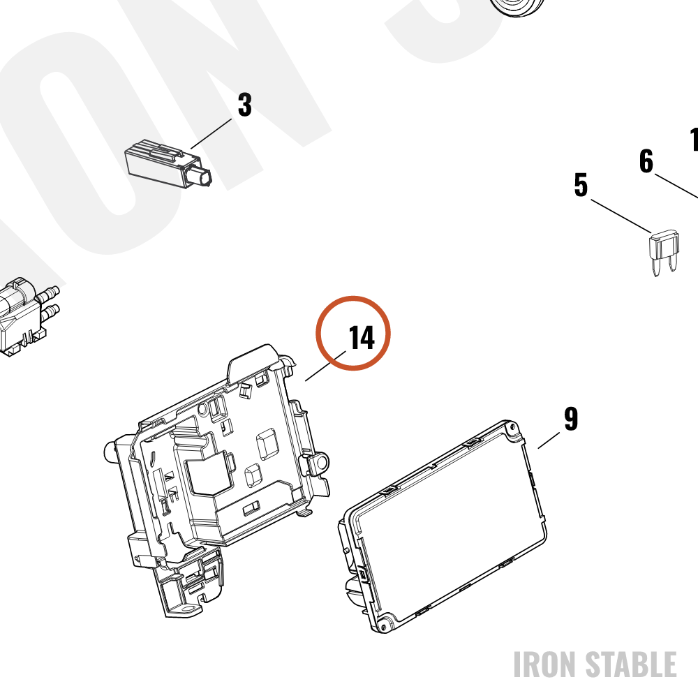 Harley-Davidson Elec Misc Component, Bcm, Caddy